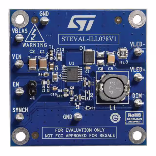 STEVAL-ILL078V1 STMicroelectronics  Cartes d'évaluation - Pilotes LED